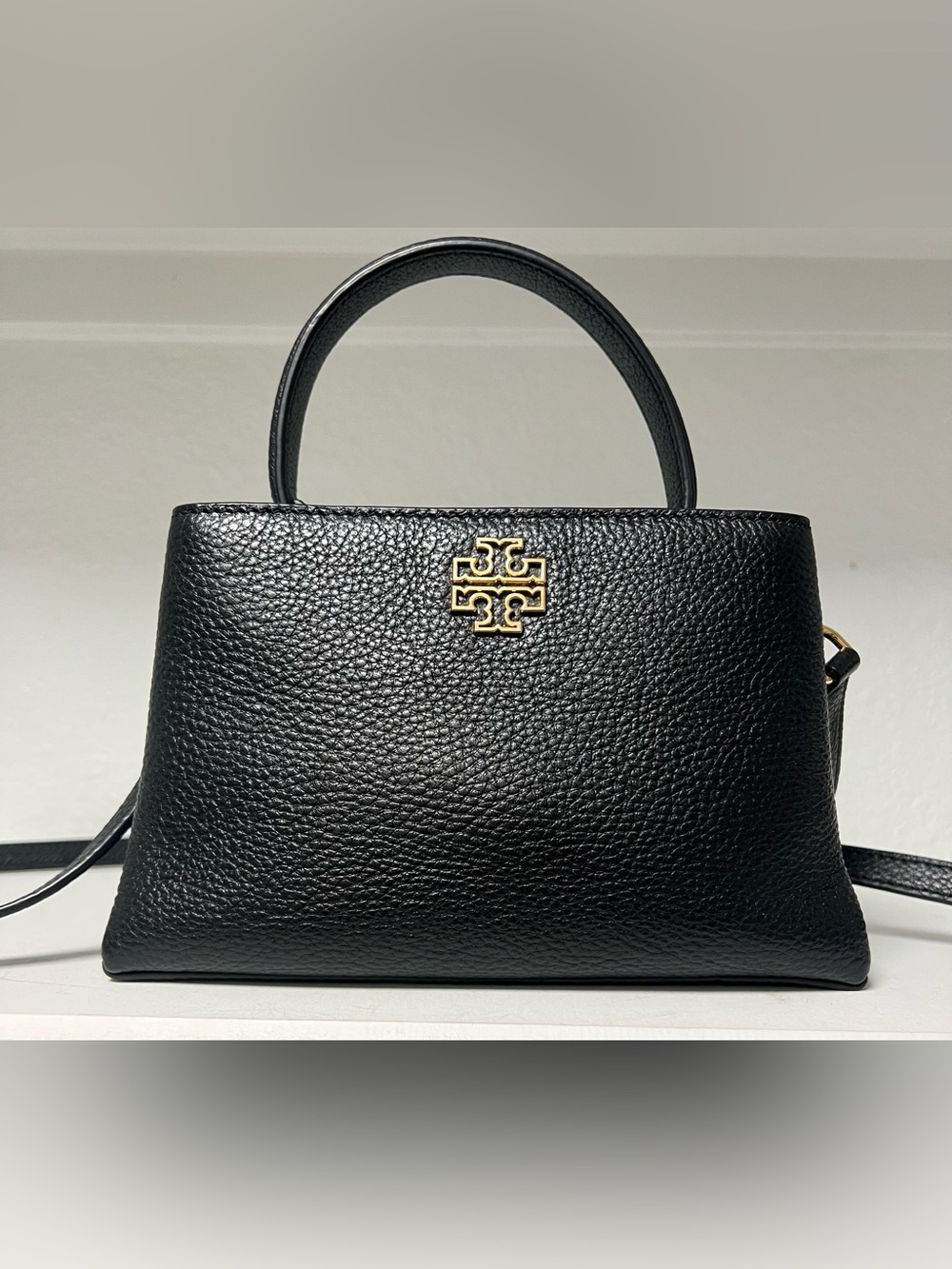Tory Burch Britten Micro Satchel – Black